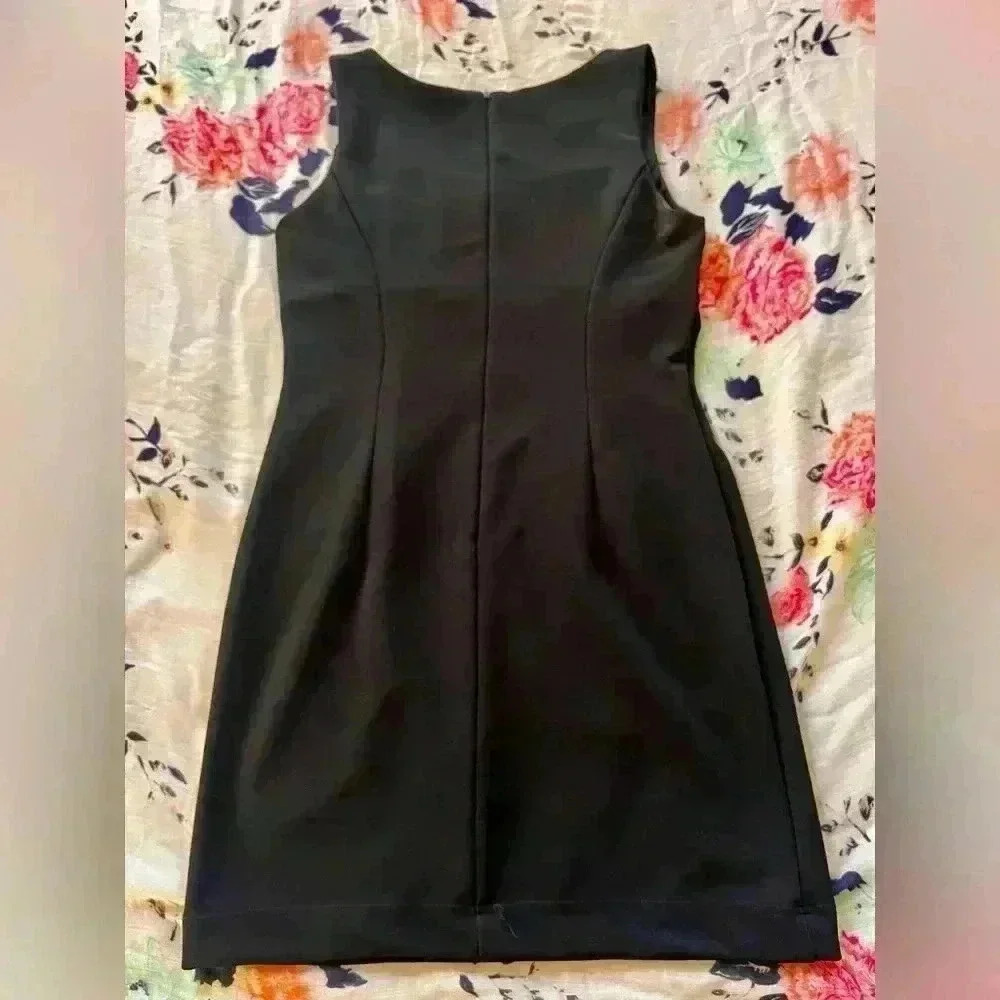 Scott McClintock Vintage 90’s Black Beaded Cocktail Dress Size 10P - Picture 2 of 11